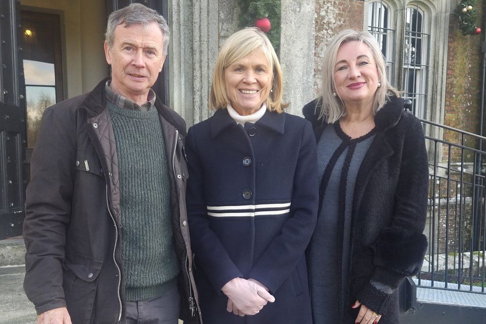 Damian Cullen, Anne Cassin and Eileen Wickham at Wells House and Gardens.